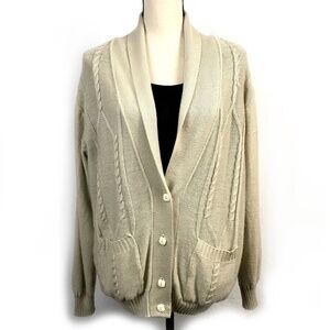 Comfy Tan Cardigan Sweater​